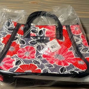 Vera Bradley trapeze tote in cherry blossoms NWT